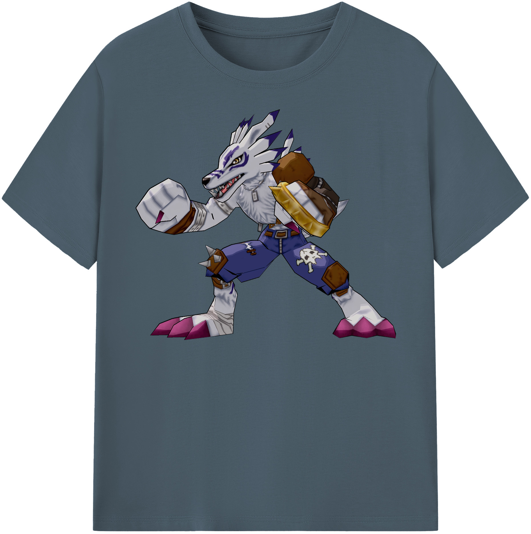 （画像用） Digimon デジタルモンスター/デジモン 綿100％半袖Tシャツ（フロントプリント）